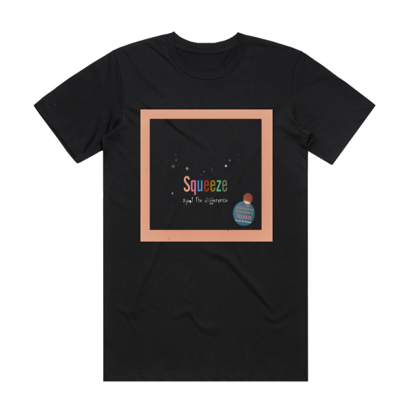 Squeeze Spot The Difference Album Cover T-Shirt Black