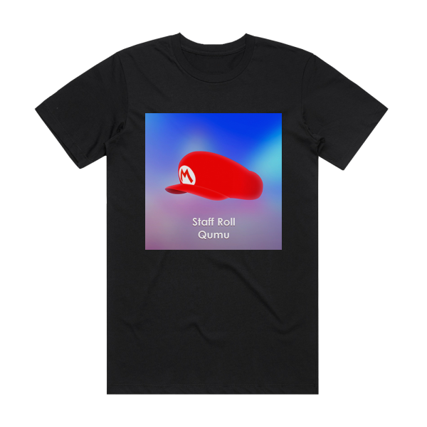 Qumu Staff Roll From Super Mario 64 Album Cover T-Shirt Black