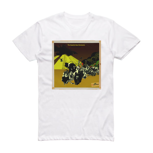 The Quantic Soul Orchestra Stampede Album Cover T-Shirt White