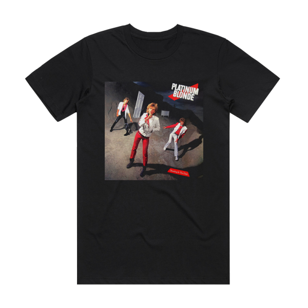 Platinum Blonde Standing In The Dark Album Cover T-Shirt Black