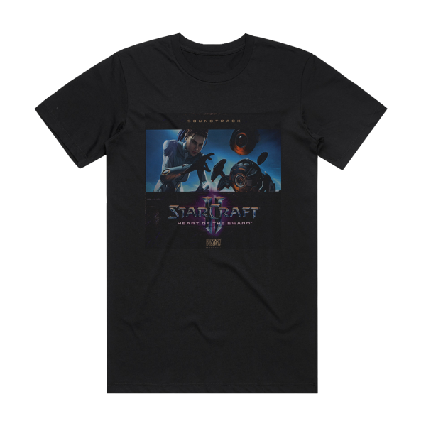 Russell Brower Starcraft Ii Heart Of The Swarm 1 Album Cover T-Shirt Black