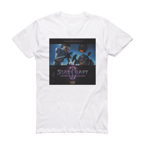 Russell Brower Starcraft Ii Heart Of The Swarm 1 Album Cover T-Shirt White