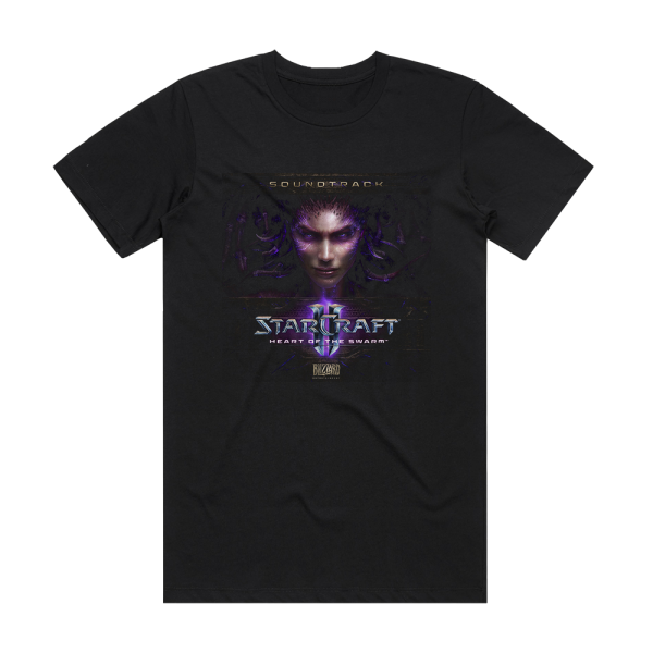 Russell Brower Starcraft Ii Heart Of The Swarm 2 Album Cover T-Shirt Black