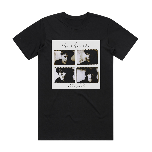 The Church Starfish Album Cover T-Shirt Black