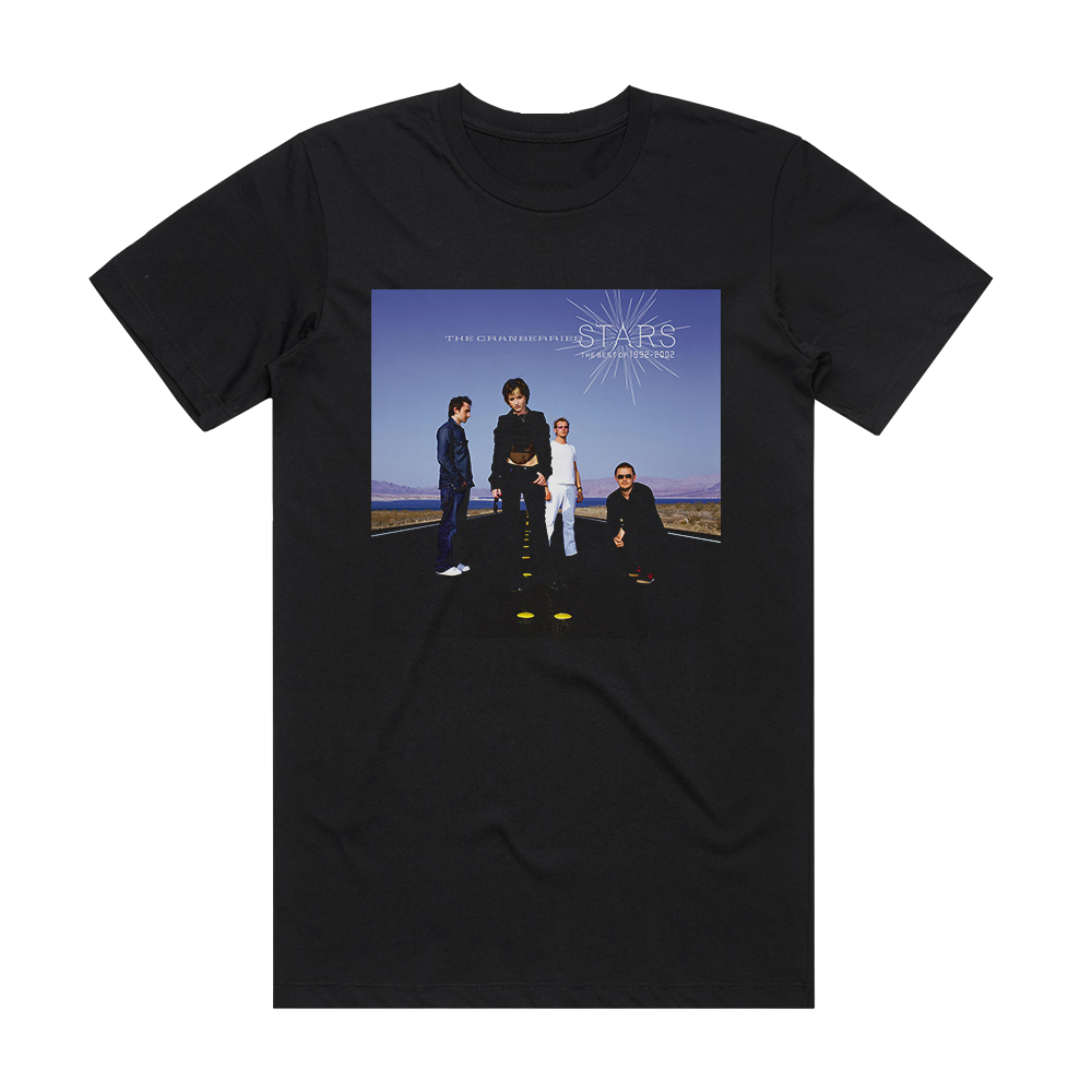 the-cranberries-stars-the-best-of-1992-2002-album-cover-t-shirt-black