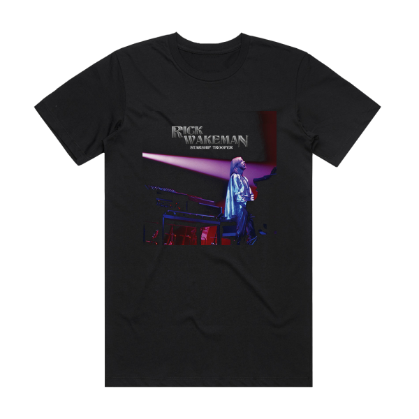 Rick Wakeman Starship Trooper Album Cover T-Shirt Black