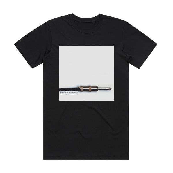 Sugarcult Start Static Album Cover T-Shirt Black