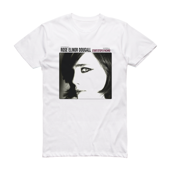 Rose Elinor Dougall Startstopsynchro Album Cover T-Shirt White