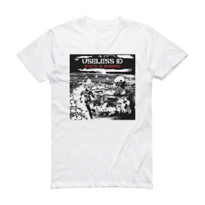 Useless ID State Is Burning Album Cover T-Shirt White