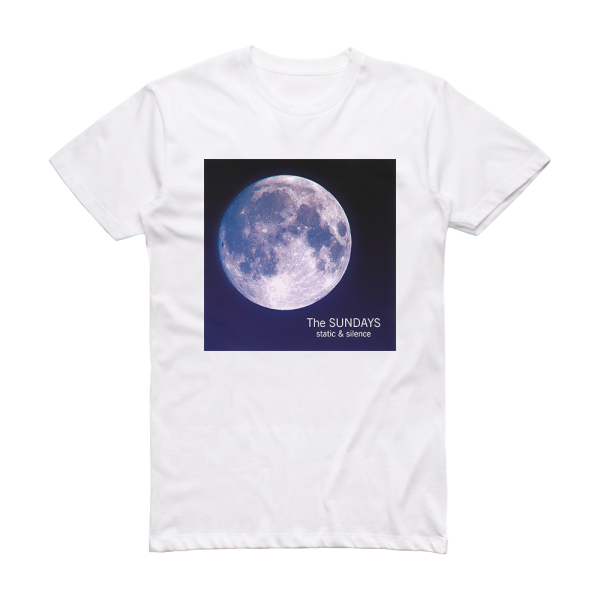 The Sundays Static Silence Album Cover T-Shirt White