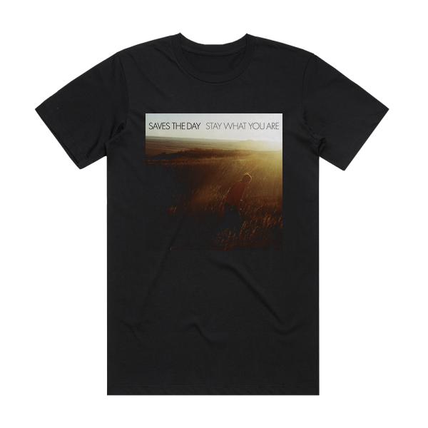 Saves the Day Stay What You Are Album Cover T-Shirt Black