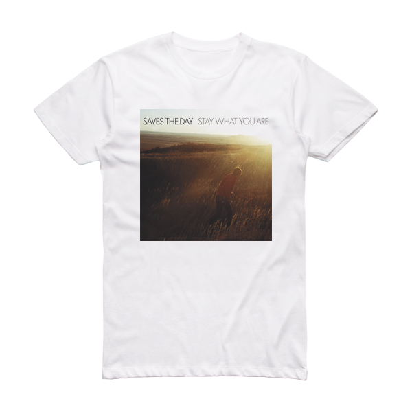 Saves the Day Stay What You Are Album Cover T-Shirt White