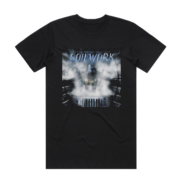 Soilwork Steelbath Suicide Album Cover T-Shirt Black