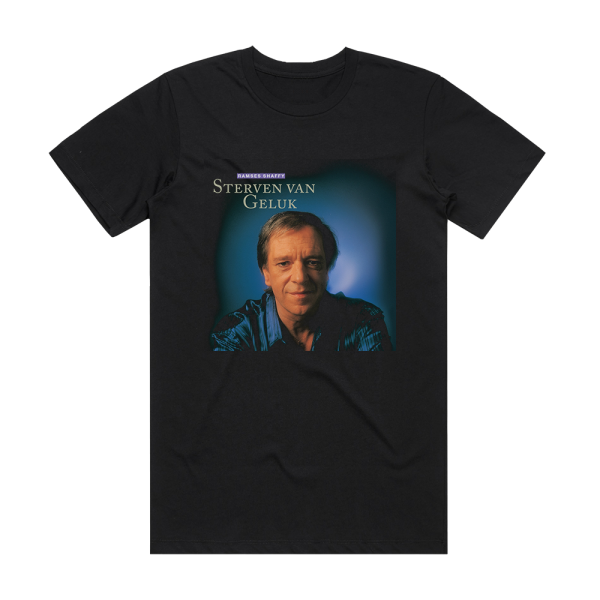 Ramses Shaffy Sterven Van Geluk Album Cover T-Shirt Black