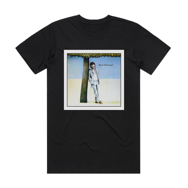 Steve Winwood Steve Winwood Album Cover T-Shirt Black