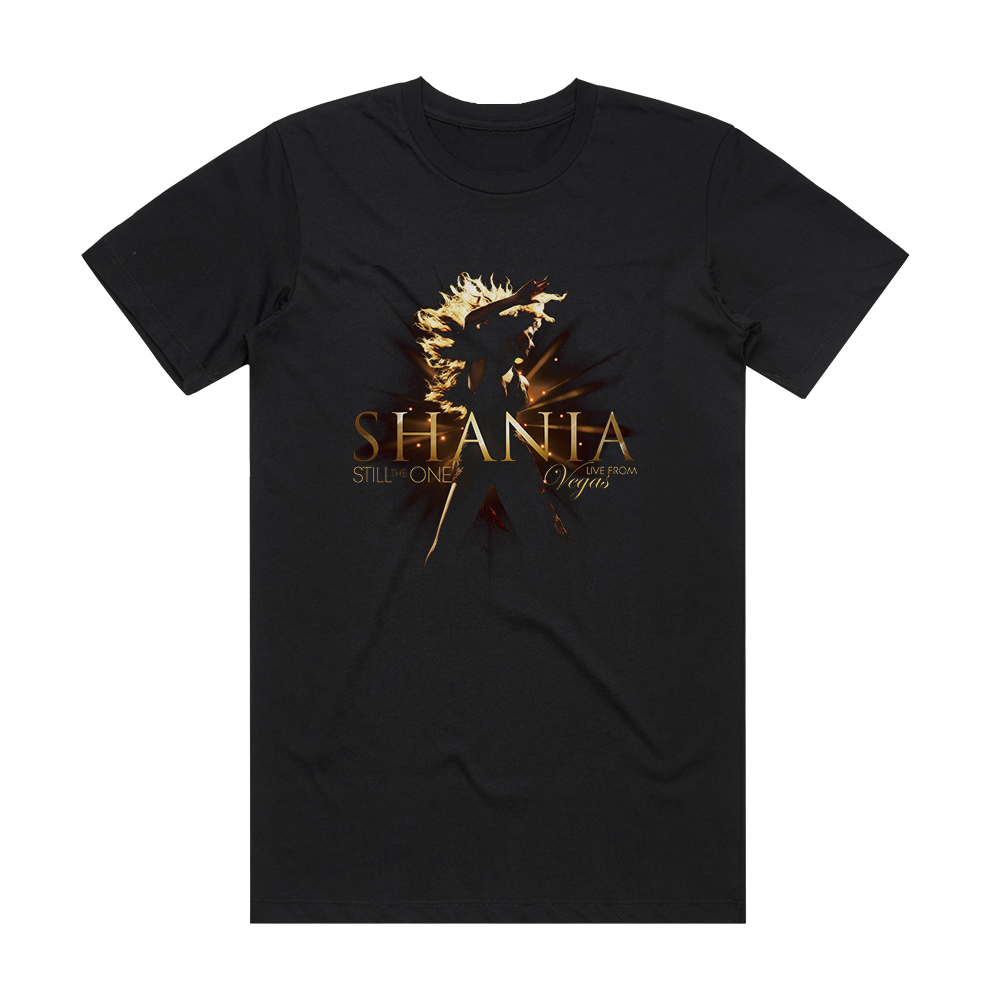 Shania Twain Still The One Live From Vegas Album Cover T-Shirt Black