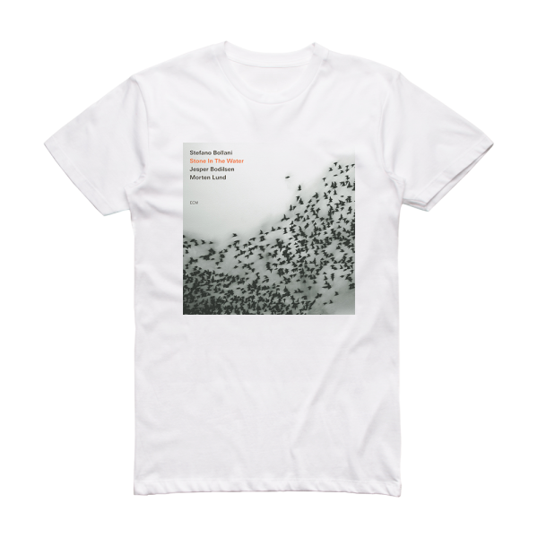Stefano Bollani Stone In The Water Album Cover T-Shirt White