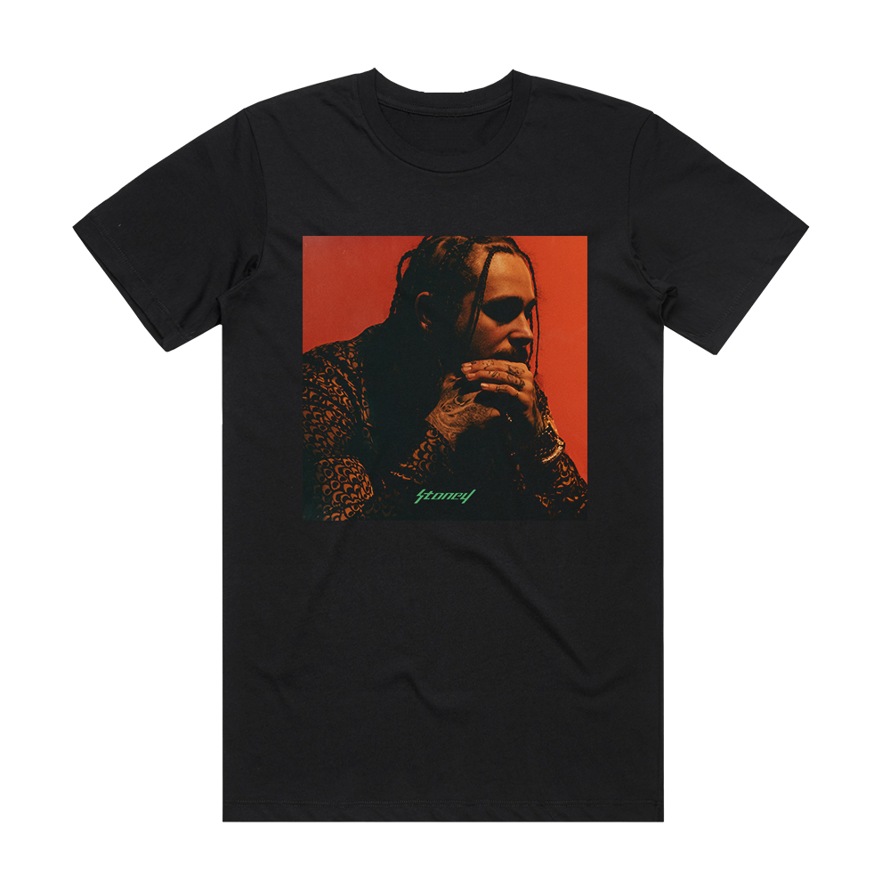 Post Malone Stoney 1 Album Cover T-Shirt Black – ALBUM COVER T-SHIRTS