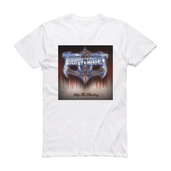 Tourniquet Stop The Bleeding 1 Album Cover T-Shirt White