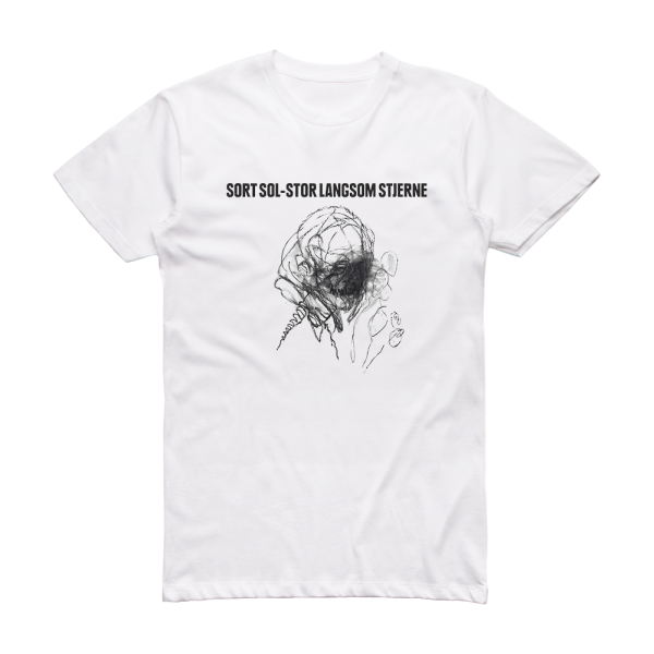 Sort Sol Stor Langsom Stjerne 1 Album Cover T-Shirt White