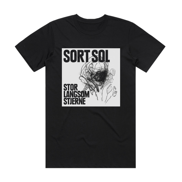 Sort Sol Stor Langsom Stjerne 2 Album Cover T-Shirt Black