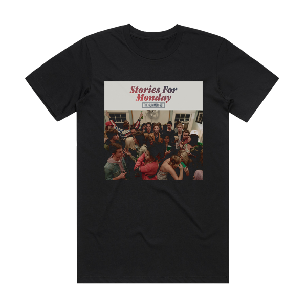 The Summer Set Stories For Monday Album Cover T-Shirt Black
