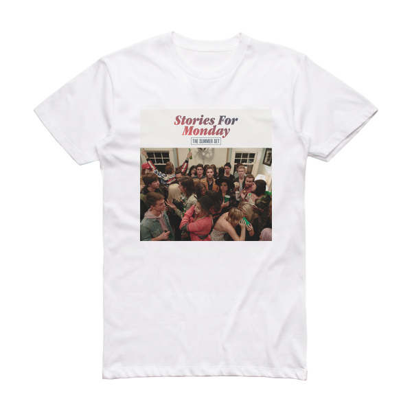 The Summer Set Stories For Monday Album Cover T-Shirt White