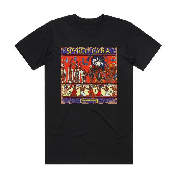 Spyro Gyra Stories Without Words Album Cover T-Shirt Black