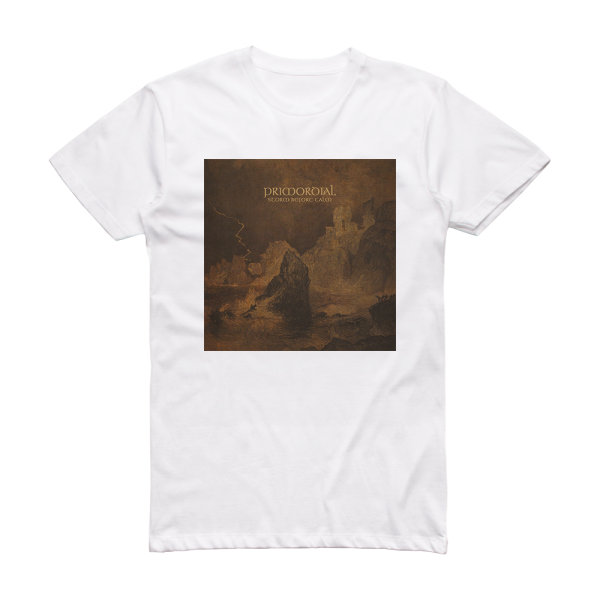 Primordial Storm Before Calm Album Cover T-Shirt White