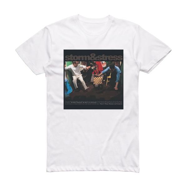 Storm and Stress Storm Stress Album Cover T-Shirt White