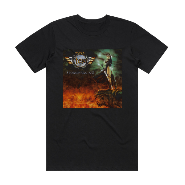 Ten Stormwarning Album Cover T-Shirt Black