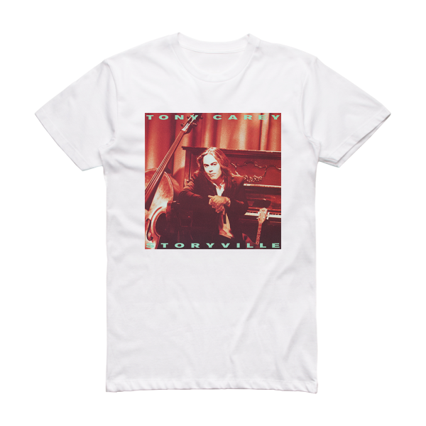 Tony Carey Storyville Album Cover T-Shirt White