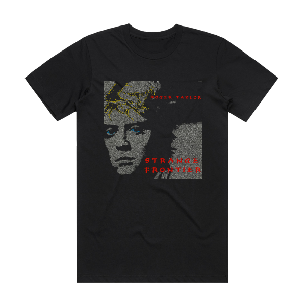 Roger Taylor Strange Frontier Album Cover T-Shirt Black