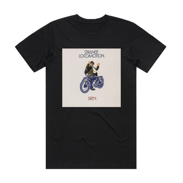 Siren Strange Locomotion Album Cover T-Shirt Black