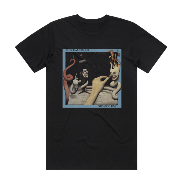 The Chameleons Strange Times Album Cover T-Shirt Black