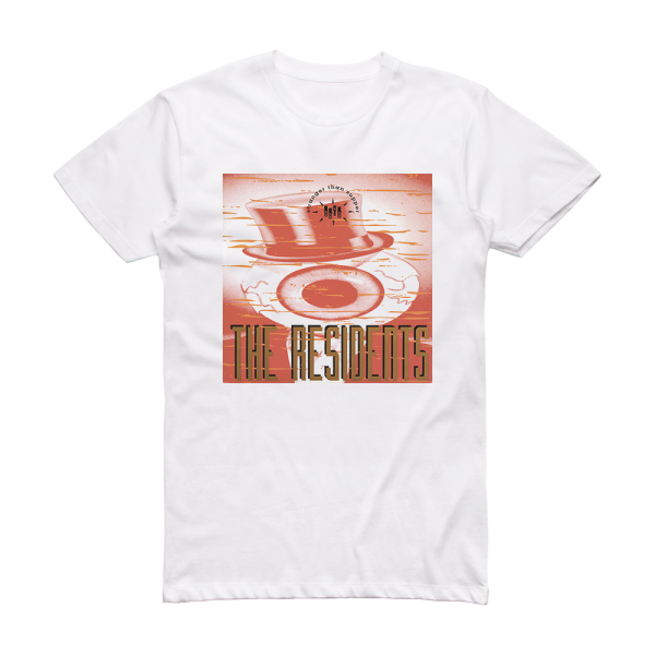 The Residents Stranger Than Supper Album Cover T-Shirt White