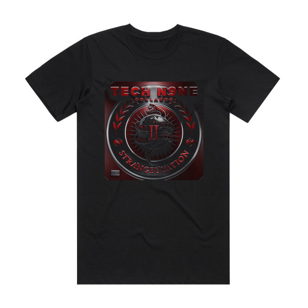 Tech N9ne Strangeulation Vol Ii Album Cover T-Shirt Black