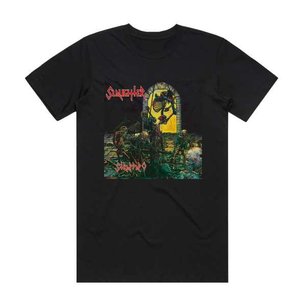 Slaughter Strappado Album Cover T-Shirt Black