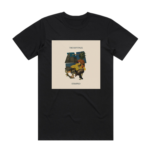 The Soft Pack Strapped Album Cover T-Shirt Black