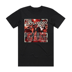 The Exploding Boy Street Clich Album Cover T-Shirt Black