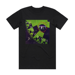 Simple Minds Street Fighting Years Album Cover T-Shirt Black