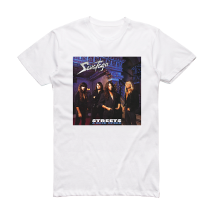 Savatage Streets A Rock Opera 1 Album Cover T-Shirt White