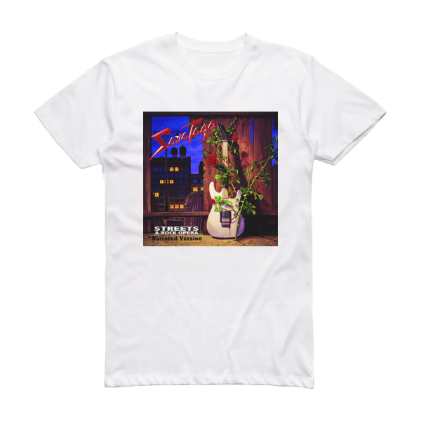 Savatage Streets A Rock Opera 2 Album Cover T-Shirt White