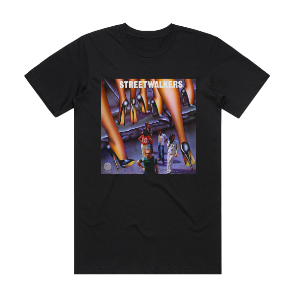 Streetwalkers Streetwalkers Album Cover T-Shirt Black