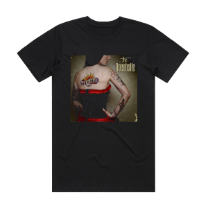The Baseballs Strike 1 Album Cover T-Shirt Black