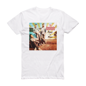 The Baseballs Strings N Stripes Album Cover T-Shirt White