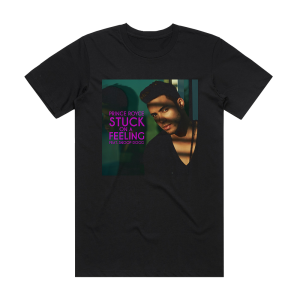 Prince Royce Stuck On A Feeling Album Cover T-Shirt Black