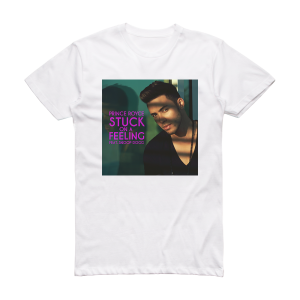 Prince Royce Stuck On A Feeling Album Cover T-Shirt White