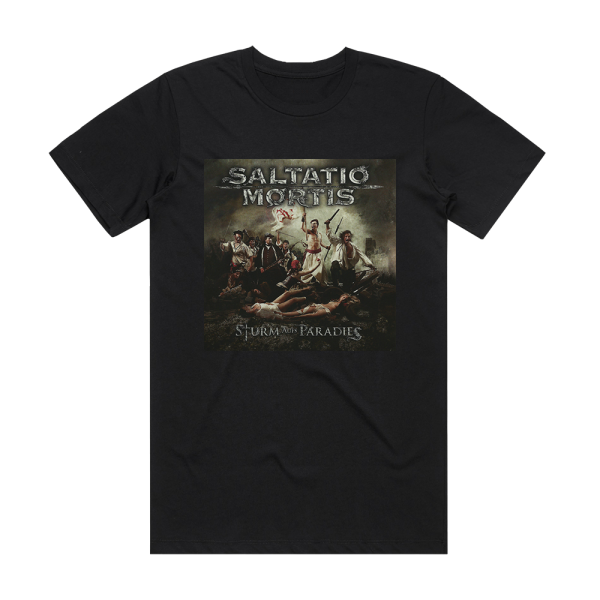 Saltatio Mortis Sturm Aufs Paradies Album Cover T-Shirt Black