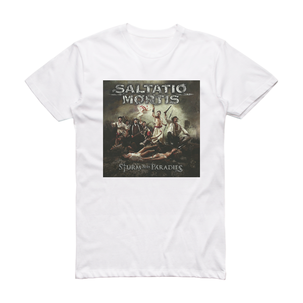 Saltatio Mortis Sturm Aufs Paradies Album Cover T-Shirt White